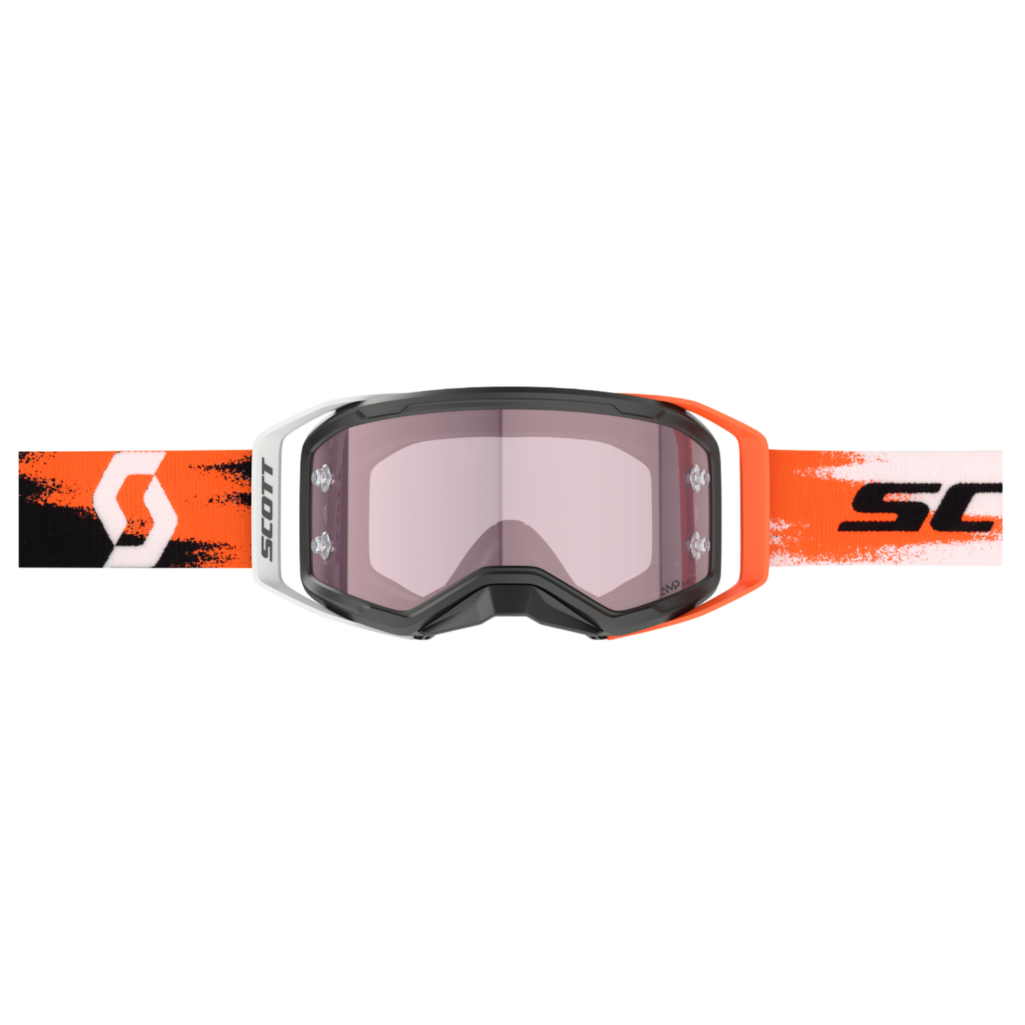 SCOTT PROSPECT 2.0 AMP BLACK/NEON ORANGE/ROSE WORKS GOGGLES