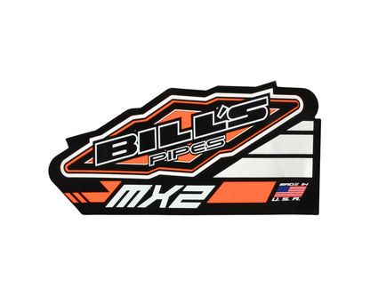BILLS MX-2 REPLACEMENT EXHAUST DECAL