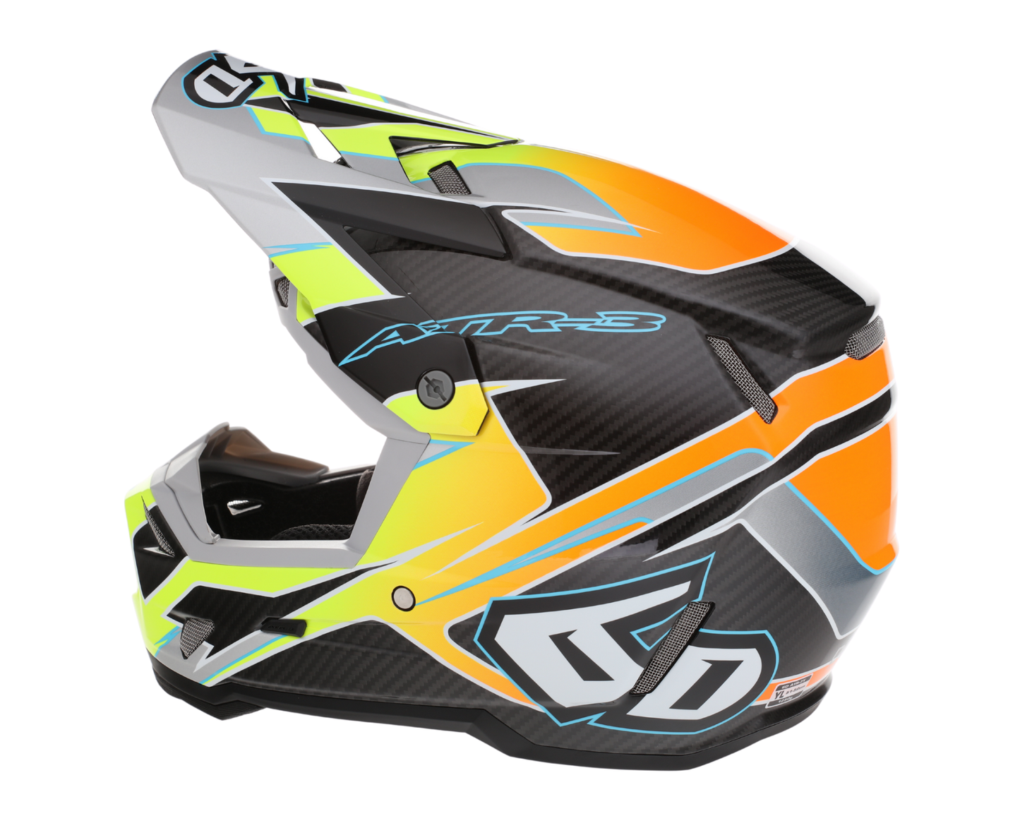6D ATR-3 REFLEX GLOSS NEON YELLOW YOUTH HELMET