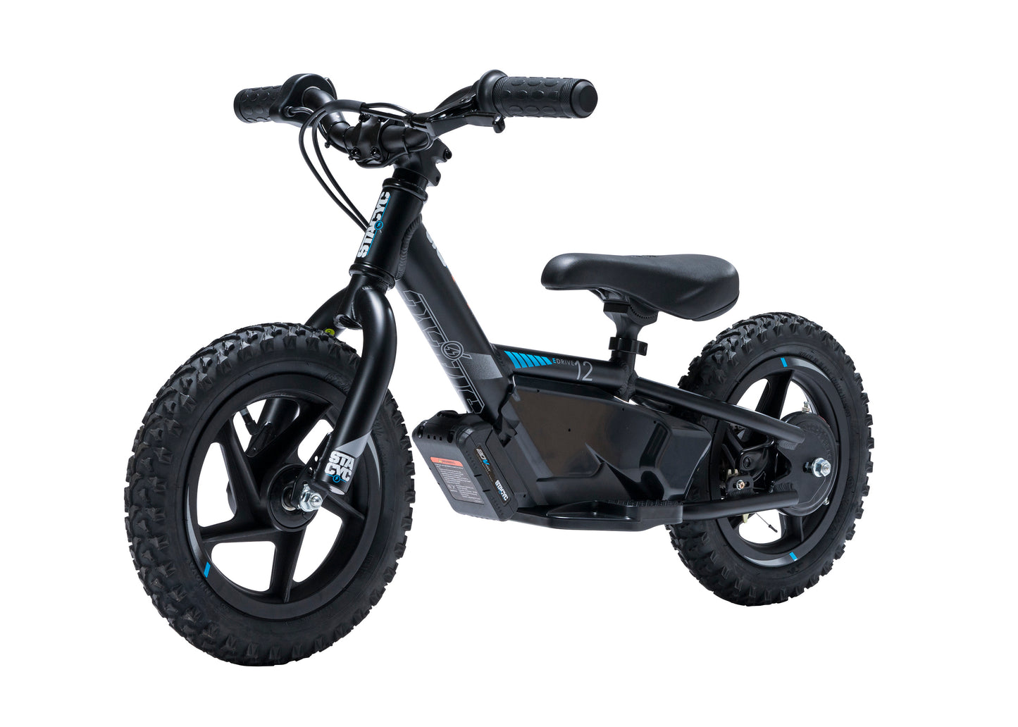 STACYC 12" BLACK ELECTRIC BALANCE BIKE