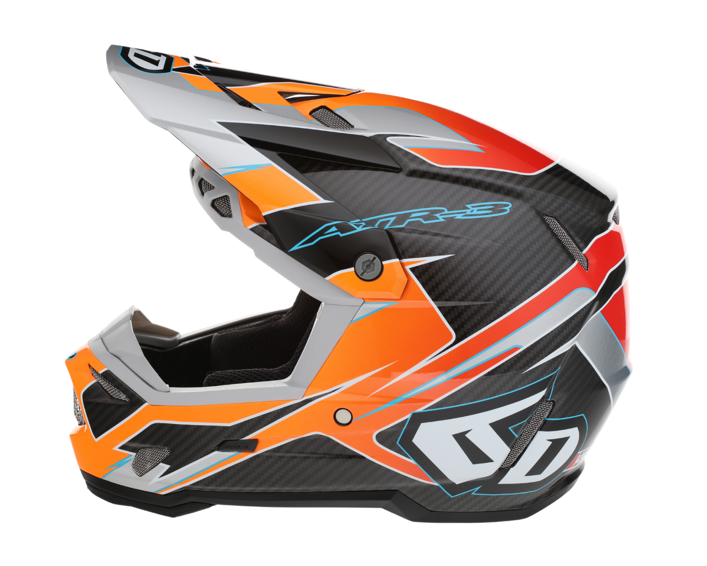 6D ATR-3 REFLEX GLOSS NEON ORANGE YOUTH HELMET