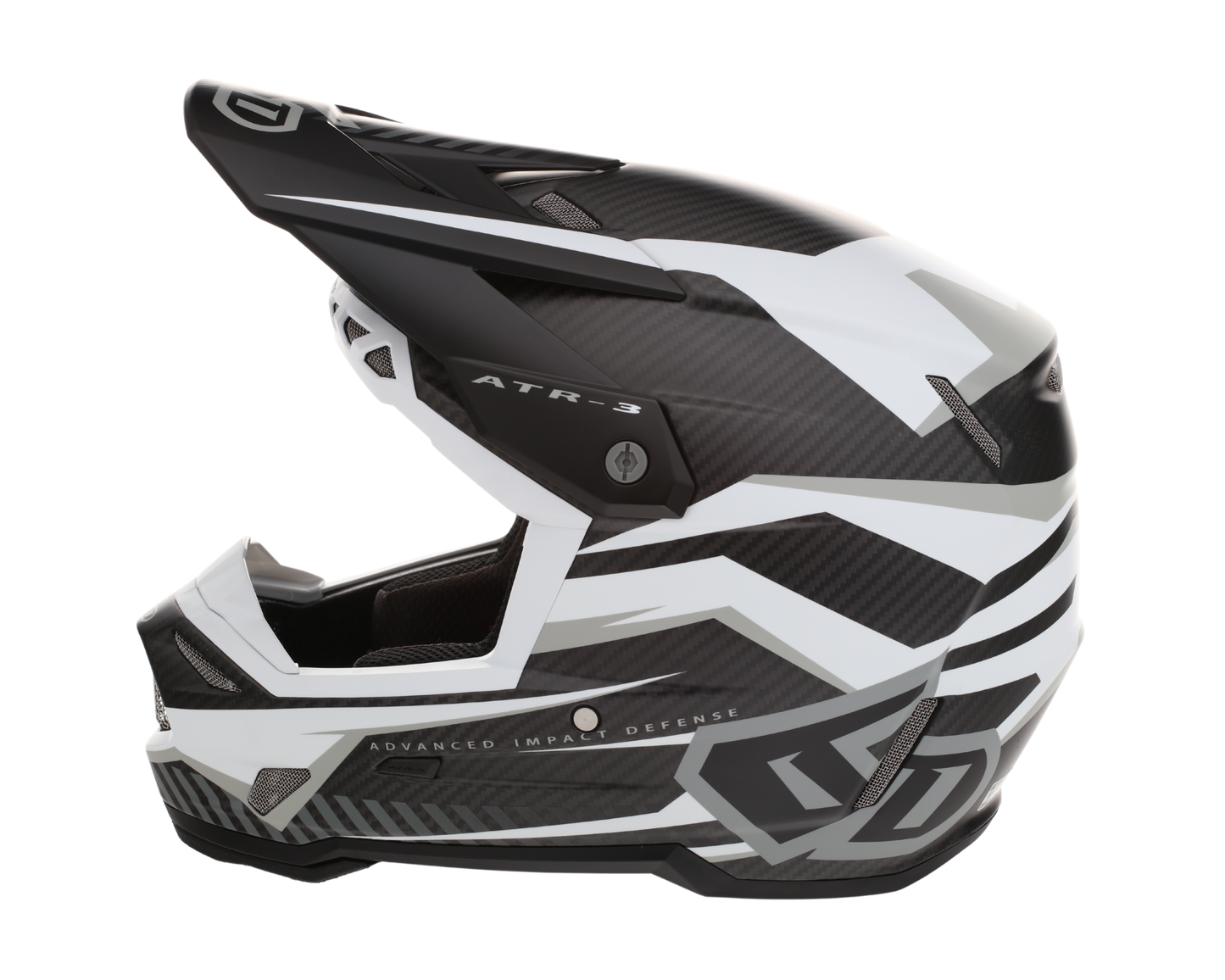 6D ATR-3 RIVAL MATTE WHITE HELMET