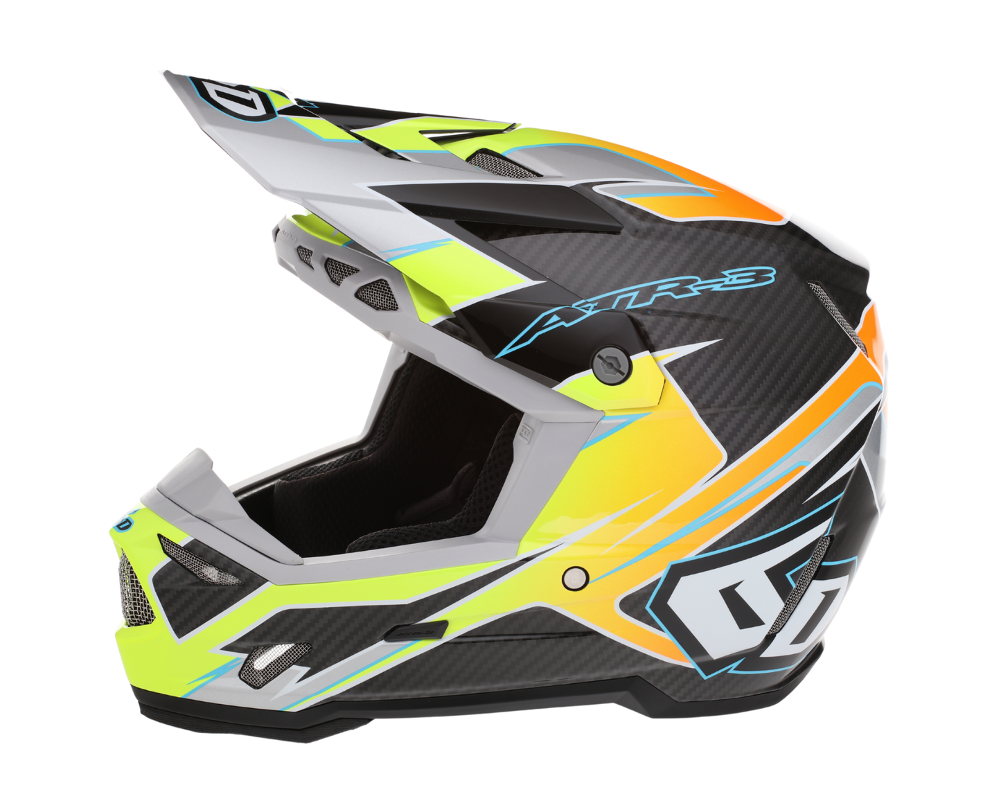 6D ATR-3 REFLEX GLOSS NEON YELLOW YOUTH HELMET