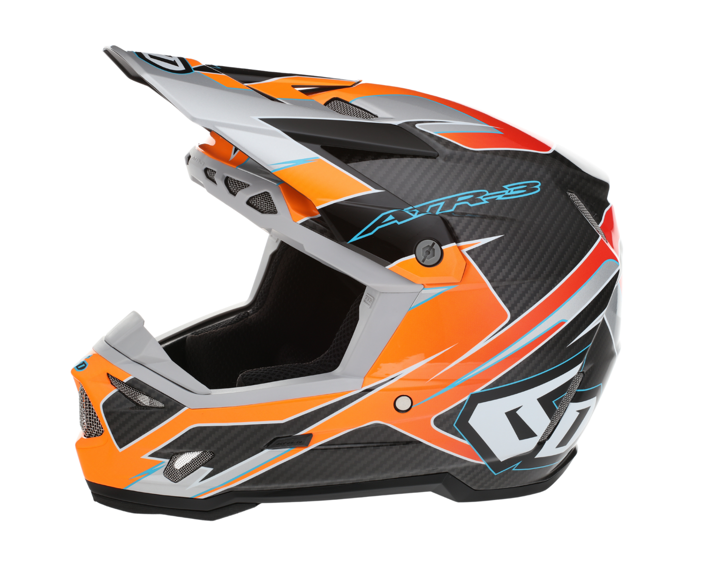 6D ATR-3 REFLEX GLOSS NEON ORANGE YOUTH HELMET