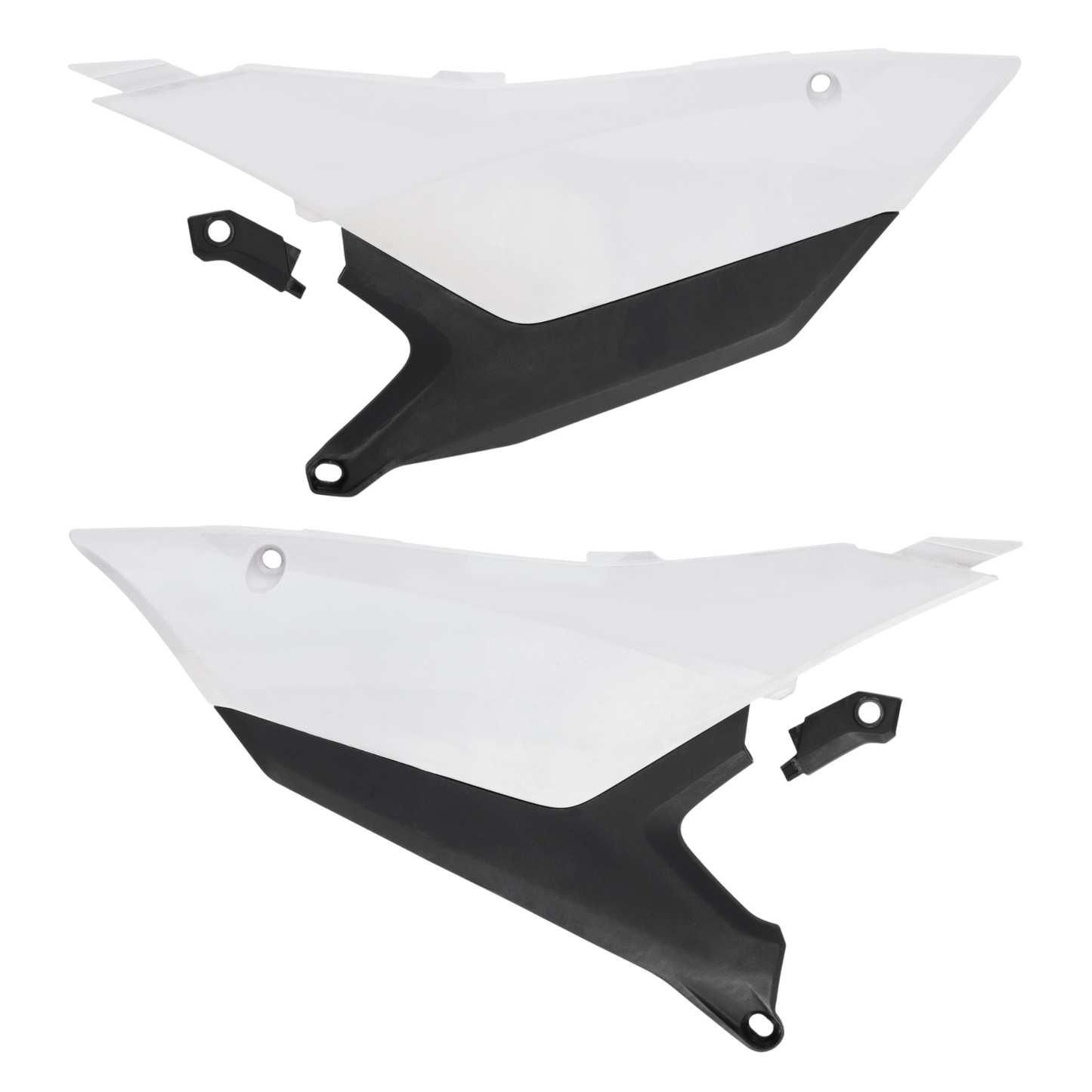 ACERBIS YAMAHA YZ450F 2026 WHITE/BLACK SIDE PANELS