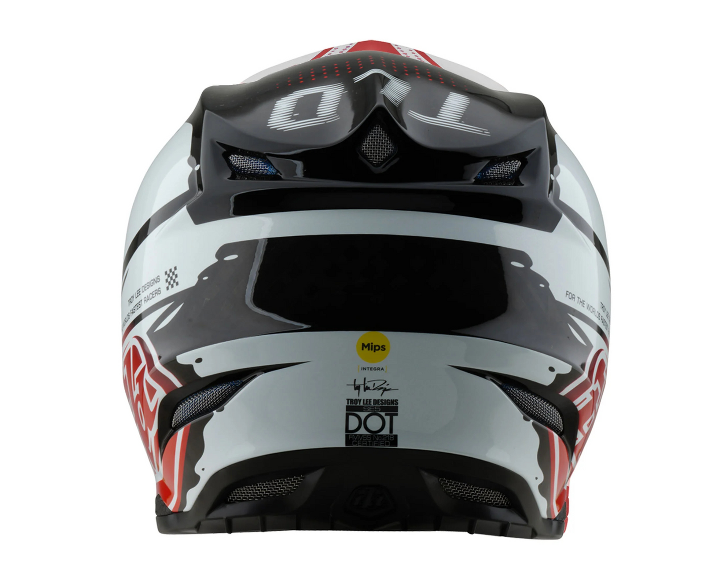 TROY LEE DESIGNS 2025 SE5 CARBON DRIP BLACK HELMET