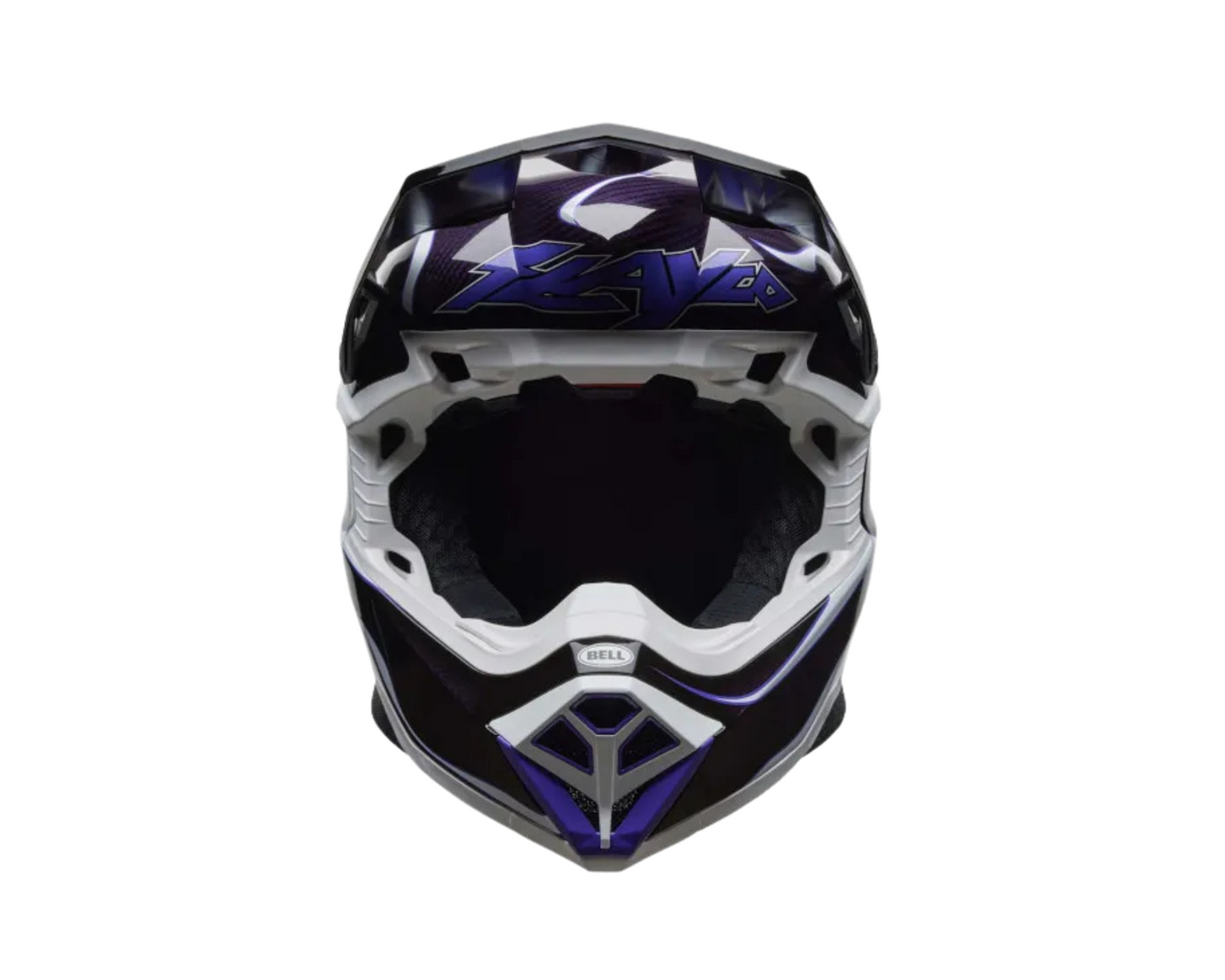 BELL 2025 MOTO-10 SPHERICAL SLAYCO PURPLE/WHITE/BLACK HELMET