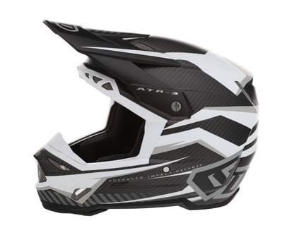 6D ATR-3 RIVAL MATTE WHITE HELMET