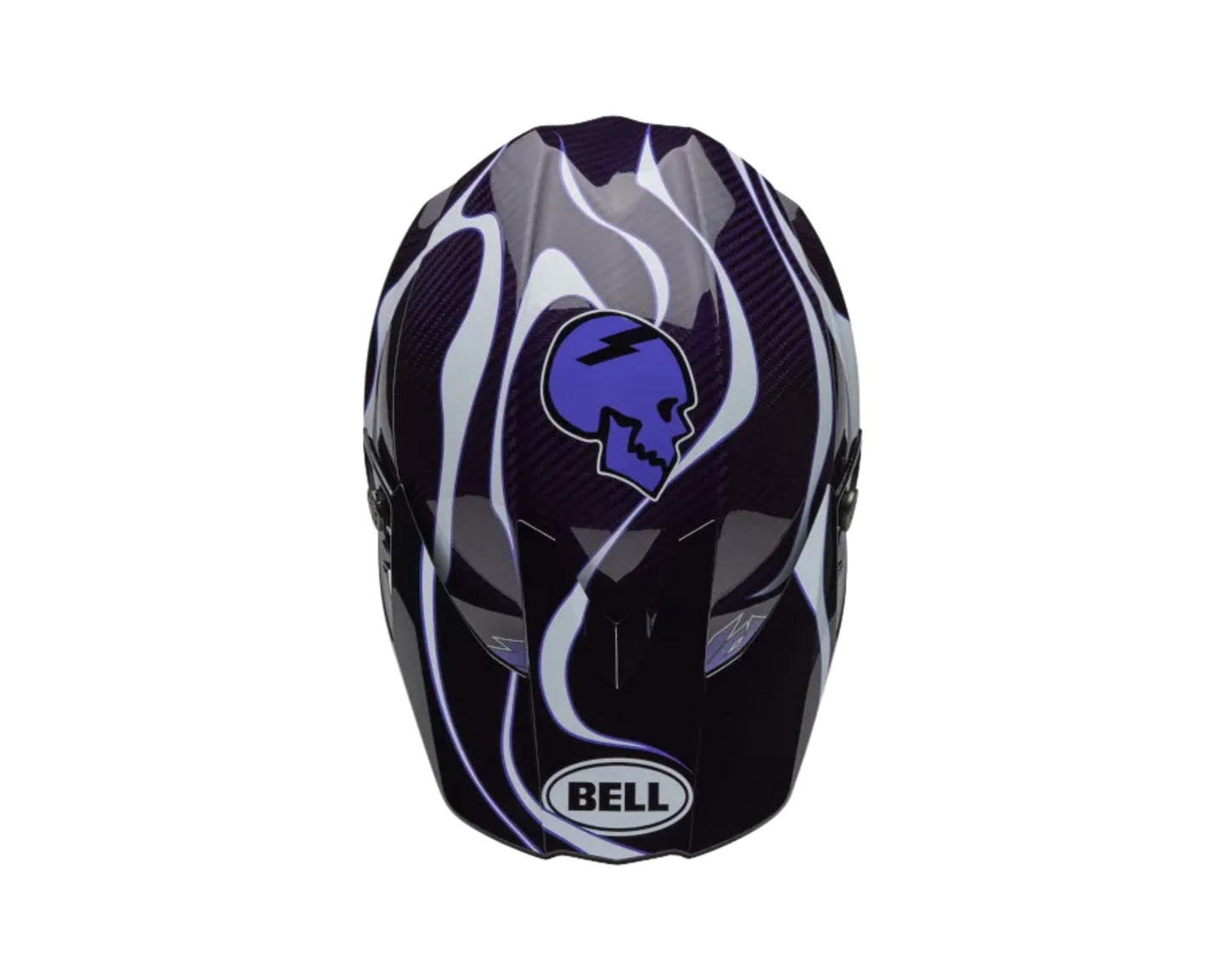 BELL 2025 MOTO-10 SPHERICAL SLAYCO PURPLE/WHITE/BLACK HELMET