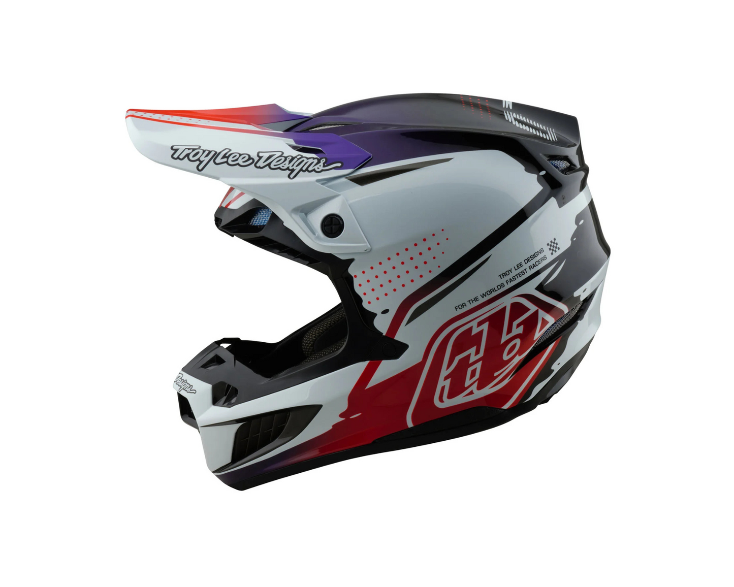 TROY LEE DESIGNS 2025 SE5 CARBON DRIP BLACK HELMET