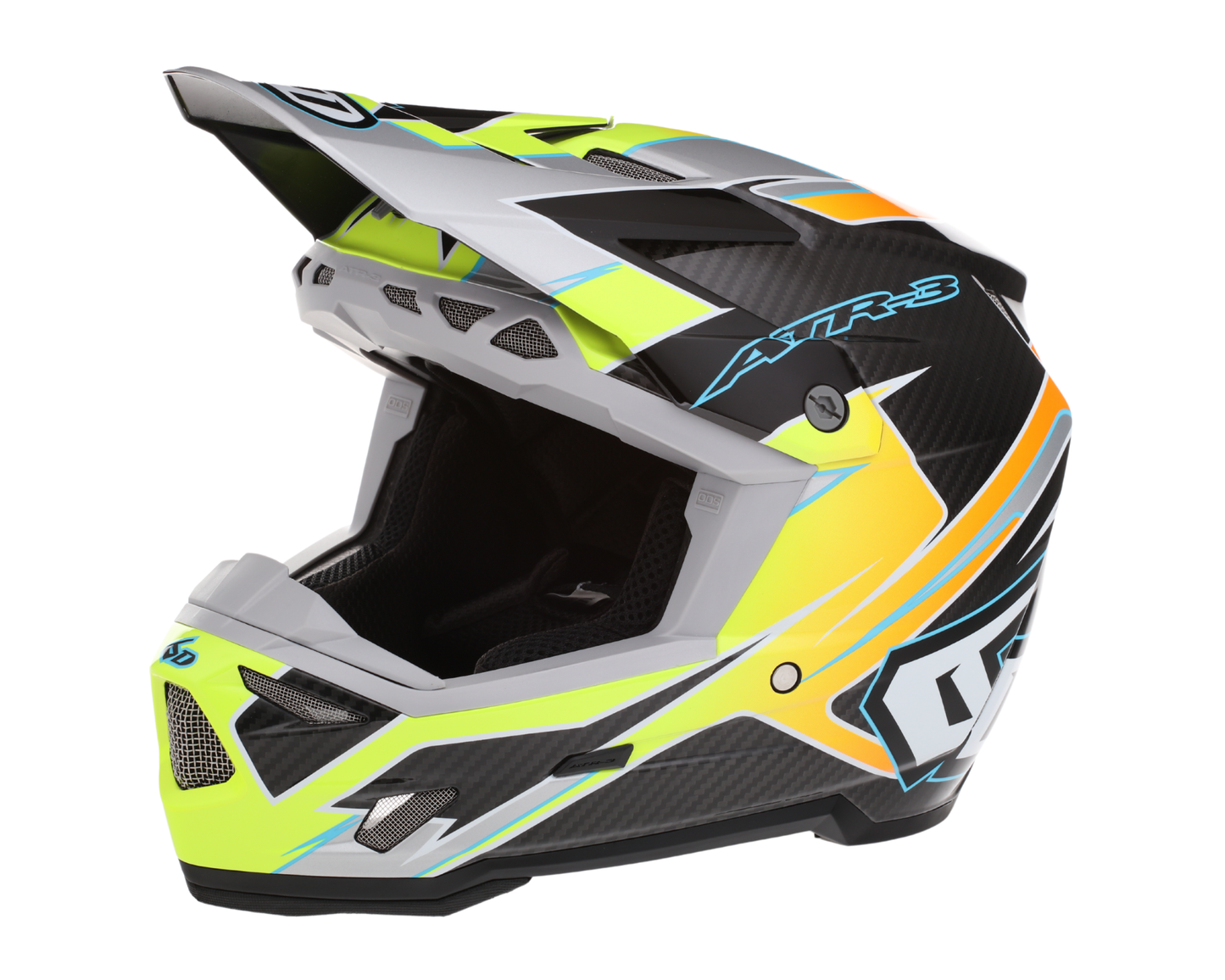 6D ATR-3 REFLEX GLOSS NEON YELLOW YOUTH HELMET