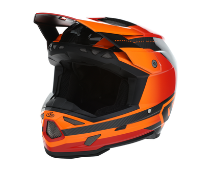 6D ATR-3 PURE GLOSS RED HELMET