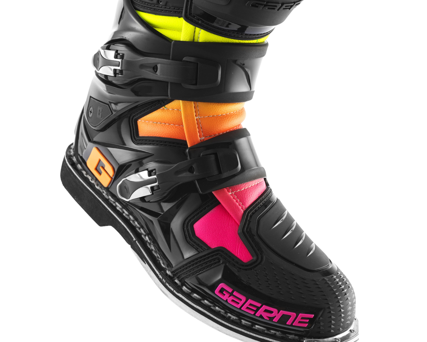 GAERNE LE SG-12 BLACK/ORANGE/PINK BOOTS