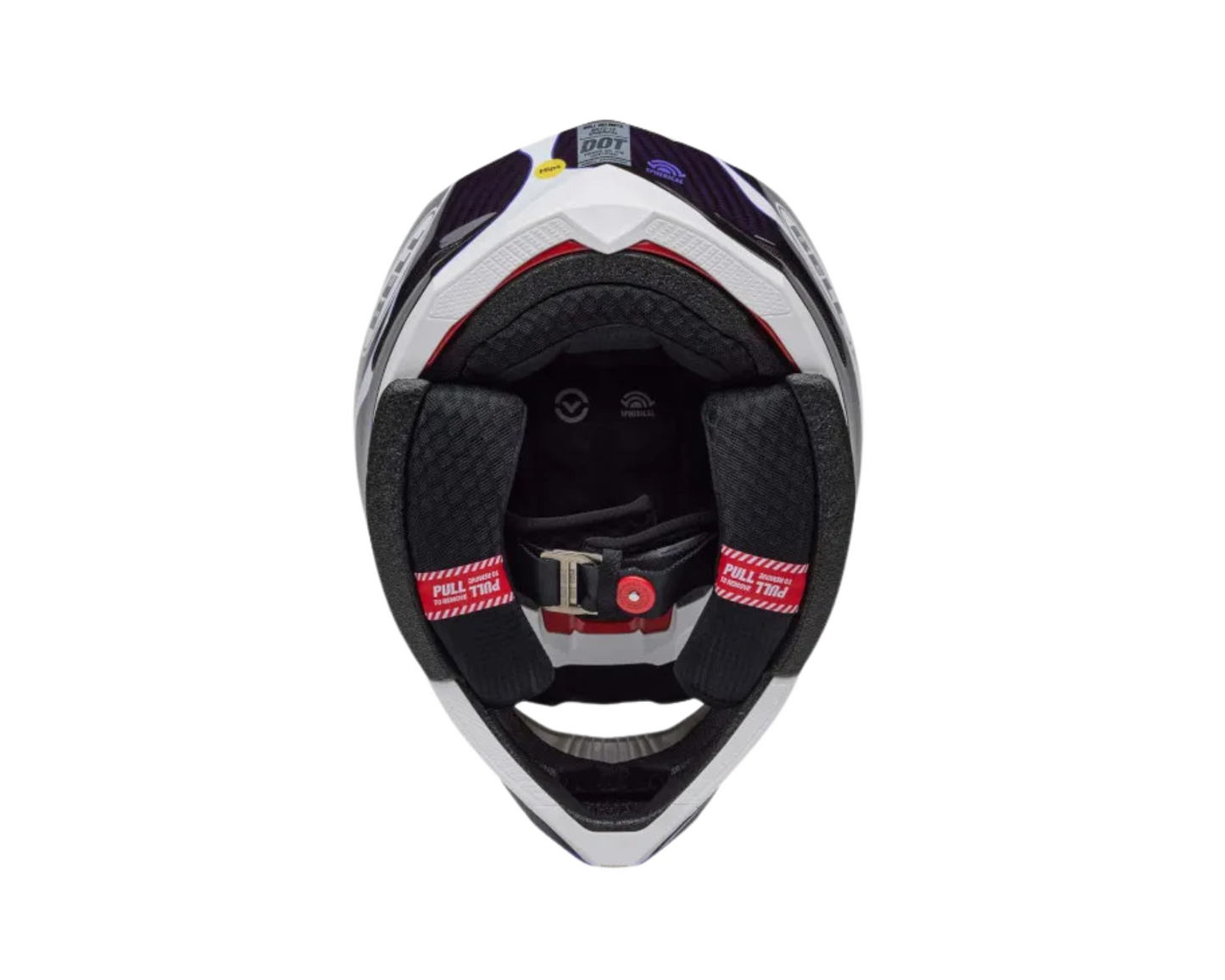 BELL 2025 MOTO-10 SPHERICAL SLAYCO PURPLE/WHITE/BLACK HELMET