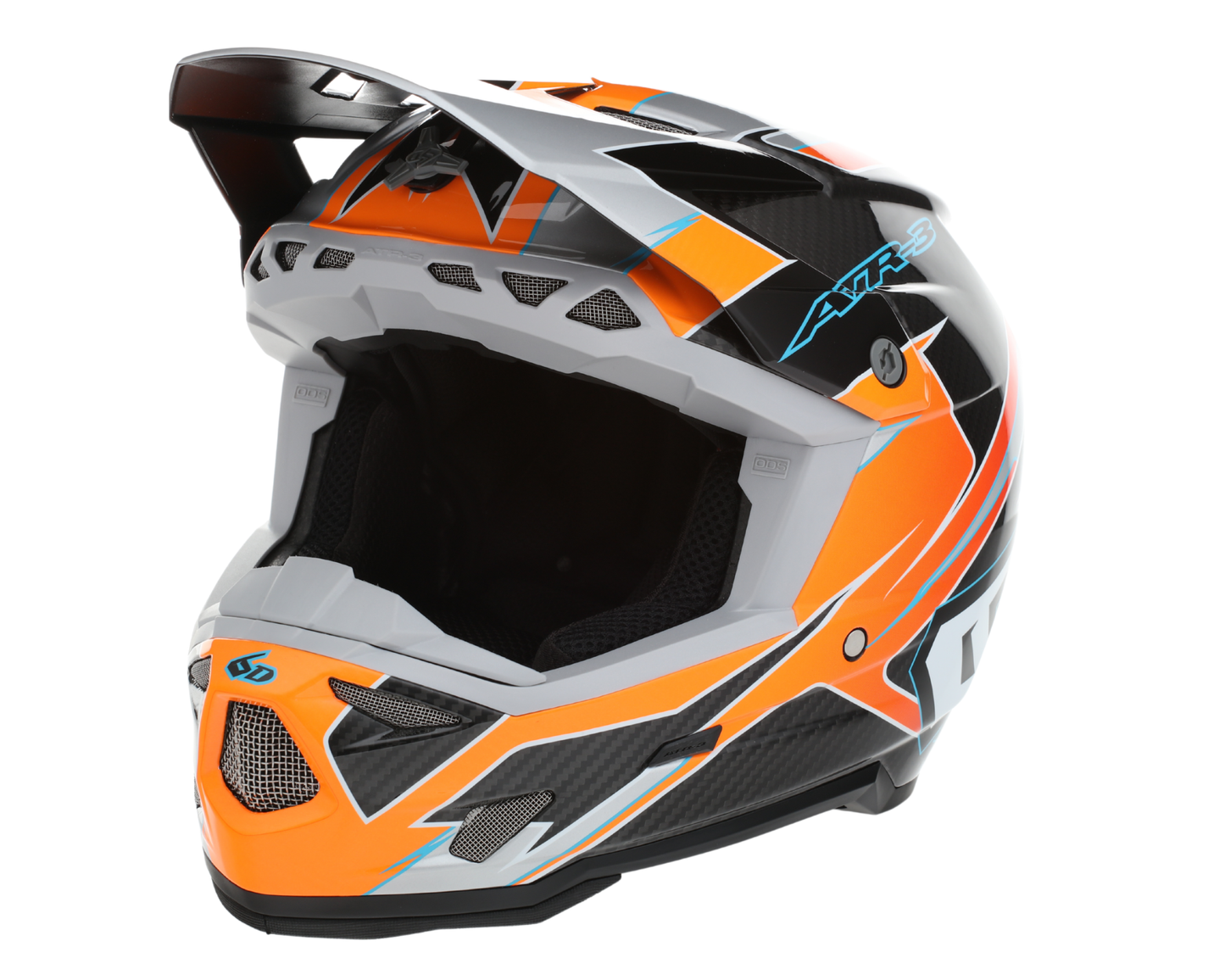 6D ATR-3 REFLEX GLOSS NEON ORANGE YOUTH HELMET