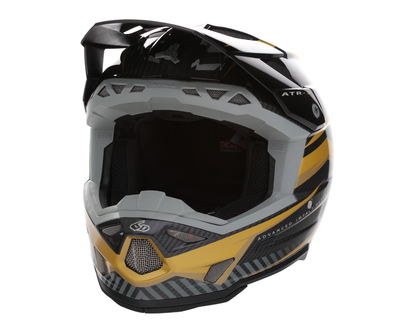6D ATR-3 RIVAL GLOSS GOLD HELMET