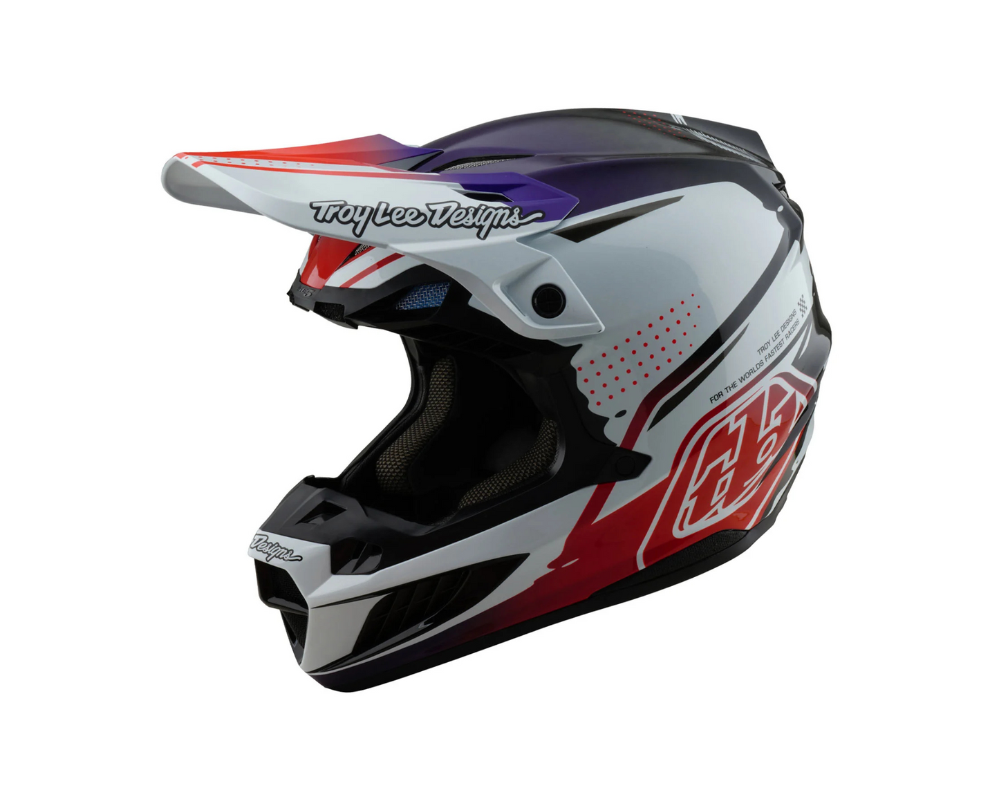 TROY LEE DESIGNS 2025 SE5 CARBON DRIP BLACK HELMET