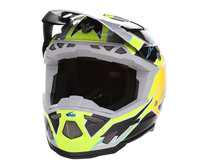 6D ATR-3 REFLEX GLOSS NEON YELLOW YOUTH HELMET