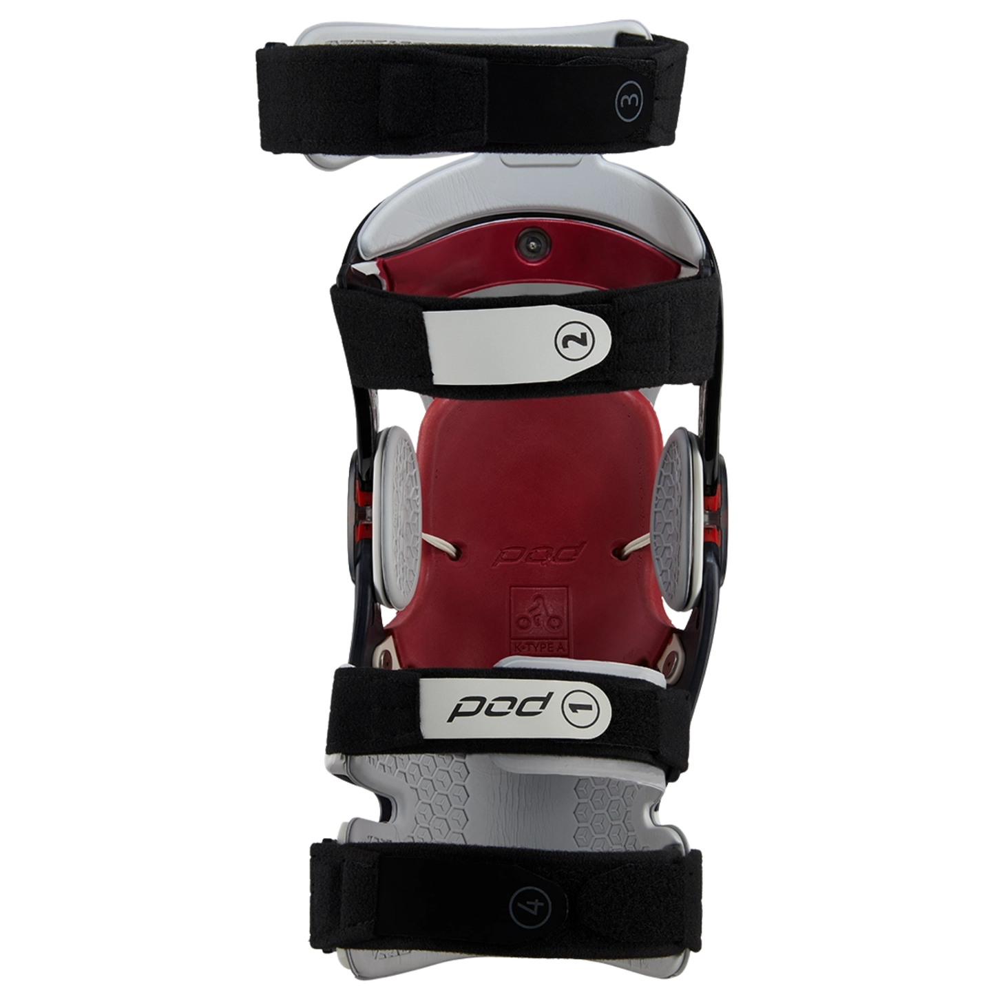 POD K8 3.0 CARBON / WHITE KNEE BRACE SET