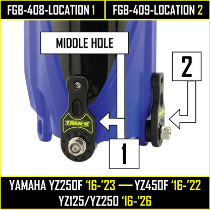 TAMER FORK GUARD BRACKET YZ450F 23-26 YZ250F 24-26