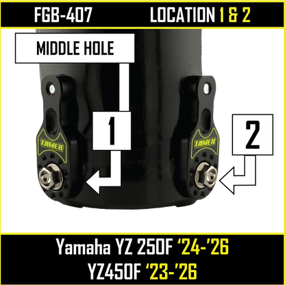 TAMER FORK GUARD BRACKET YZ450F 23-26 YZ250F 24-26