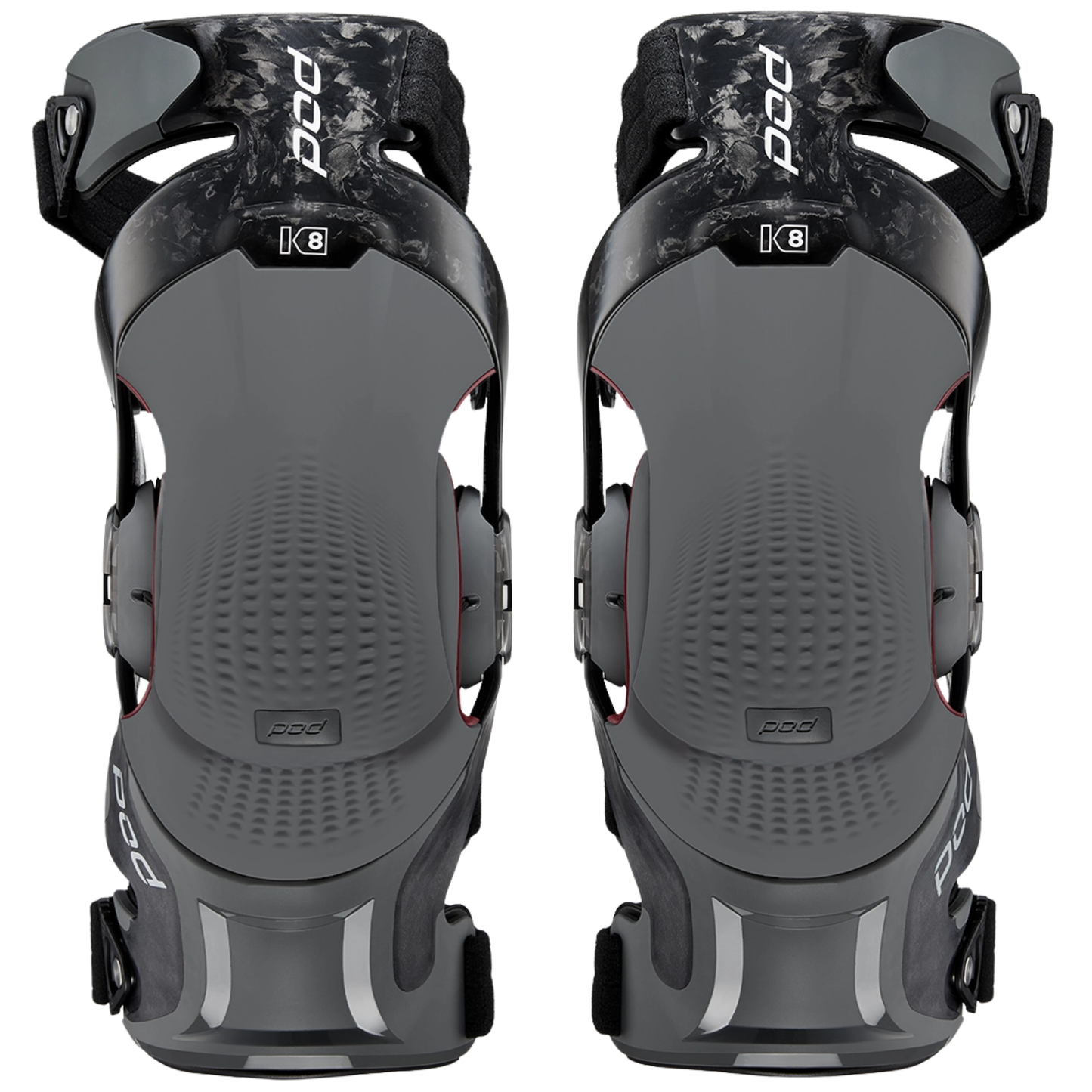 POD K8 3.0 CARBON / GRAPHITE KNEE BRACE SET