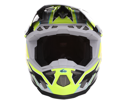 6D ATR-3 REFLEX GLOSS NEON YELLOW YOUTH HELMET