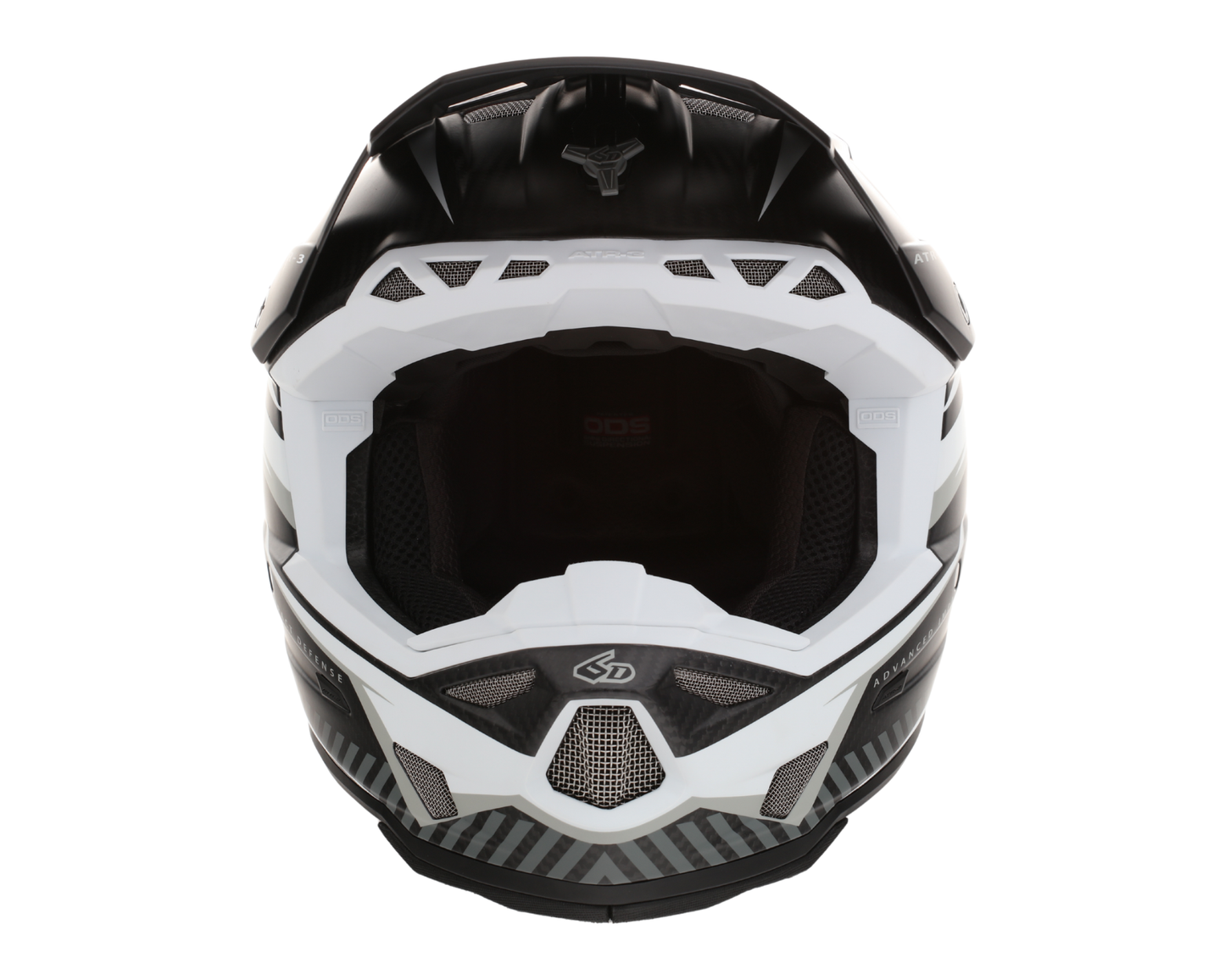 6D ATR-3 RIVAL MATTE WHITE HELMET