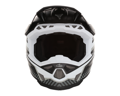 6D ATR-3 RIVAL MATTE WHITE HELMET