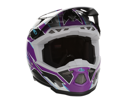 6D ATR-3 REFLEX GLOSS PURPLE HELMET
