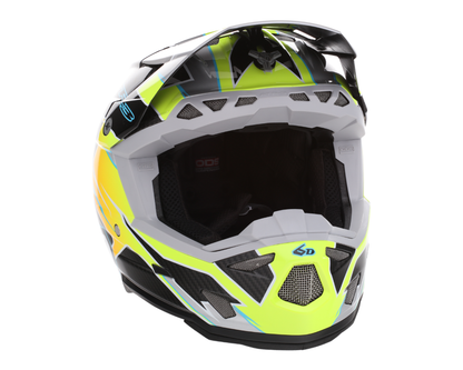 6D ATR-3 REFLEX GLOSS NEON YELLOW YOUTH HELMET