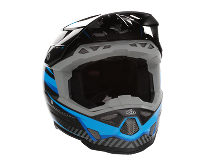 6D ATR-3 RIVAL GLOSS CYAN BLUE HELMET