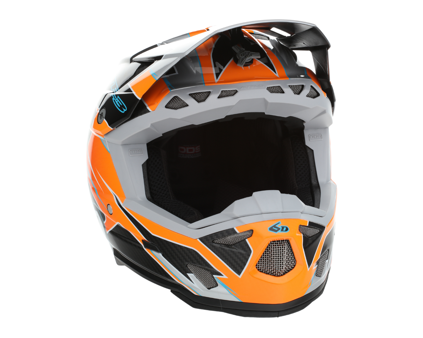 6D ATR-3 REFLEX GLOSS NEON ORANGE YOUTH HELMET