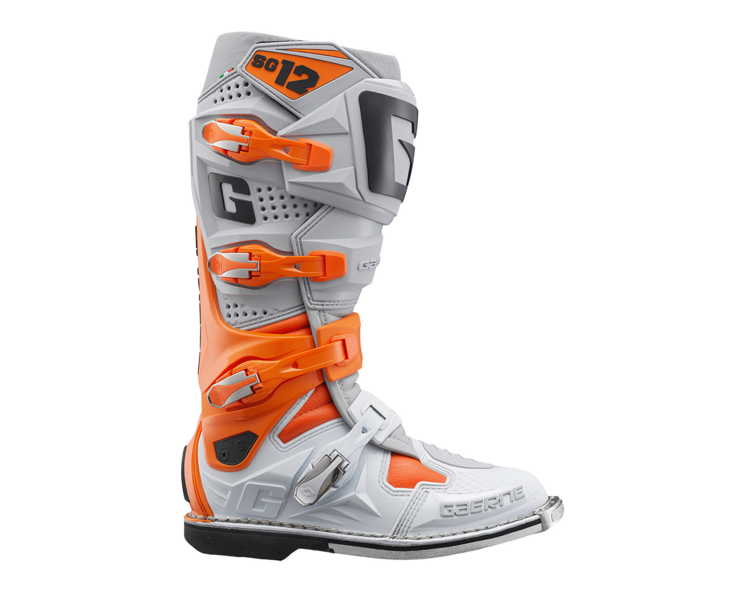 GAERNE SG-12 ORANGE/GREY/WHITE BOOTS