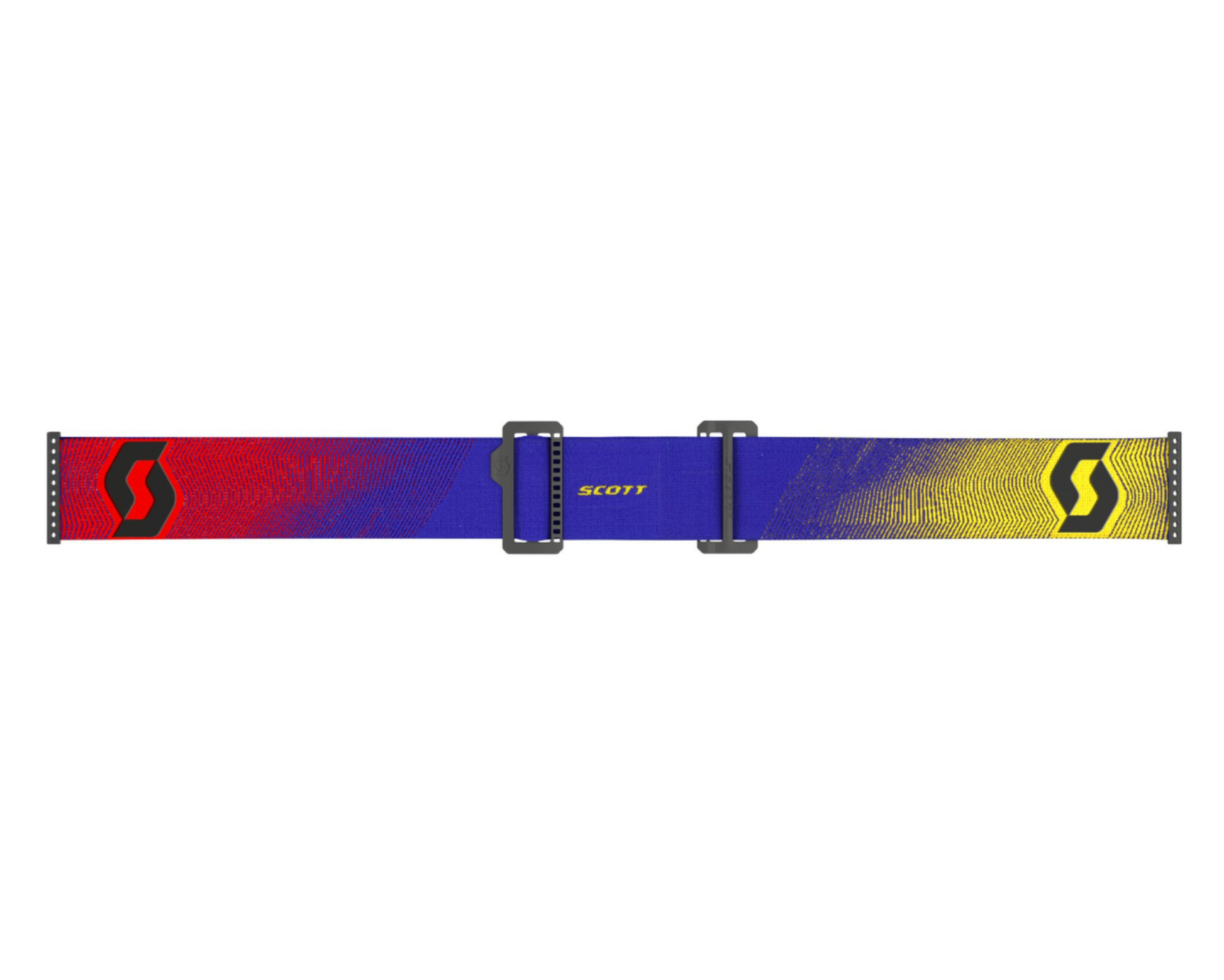 scott goggle strap SCOTT PROSPECT 2.0 RED/YELLOW/GREEN CHROME WORKS GOGGLES – Moto House