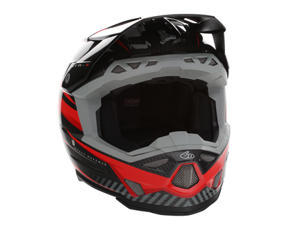 6D ATR-3 RIVAL GLOSS RED HELMET