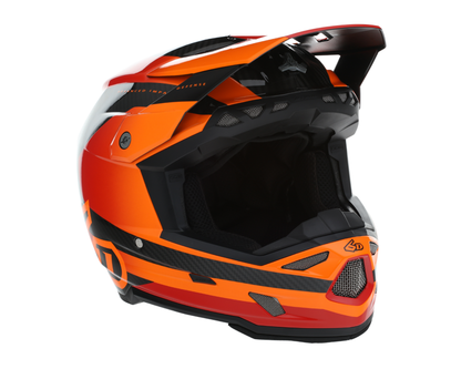 6D ATR-3 PURE GLOSS RED HELMET