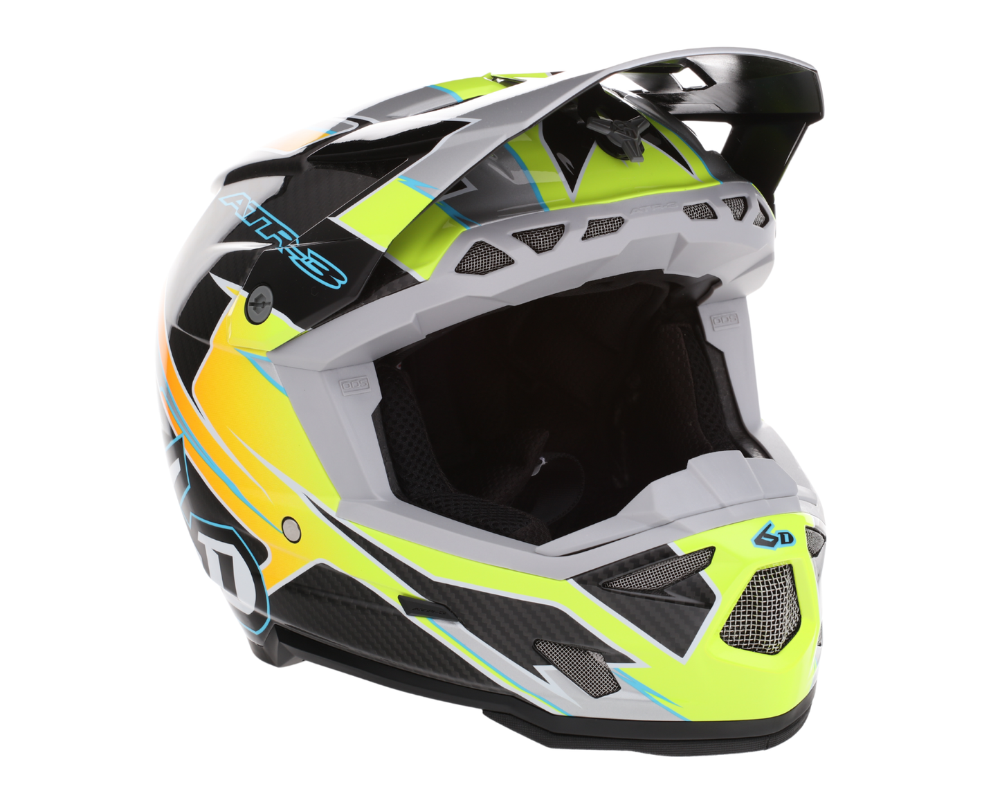 6D ATR-3 REFLEX GLOSS NEON YELLOW YOUTH HELMET