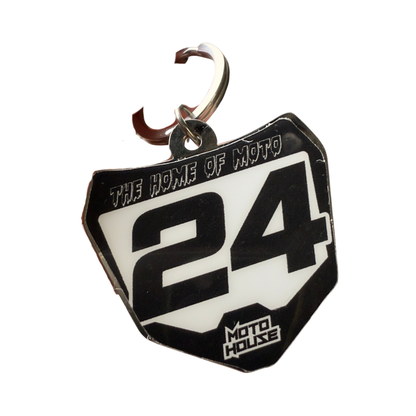 MOTO HOUSE MINI PLATE KEY RING