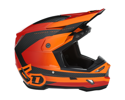 6D ATR-3 PURE GLOSS RED HELMET