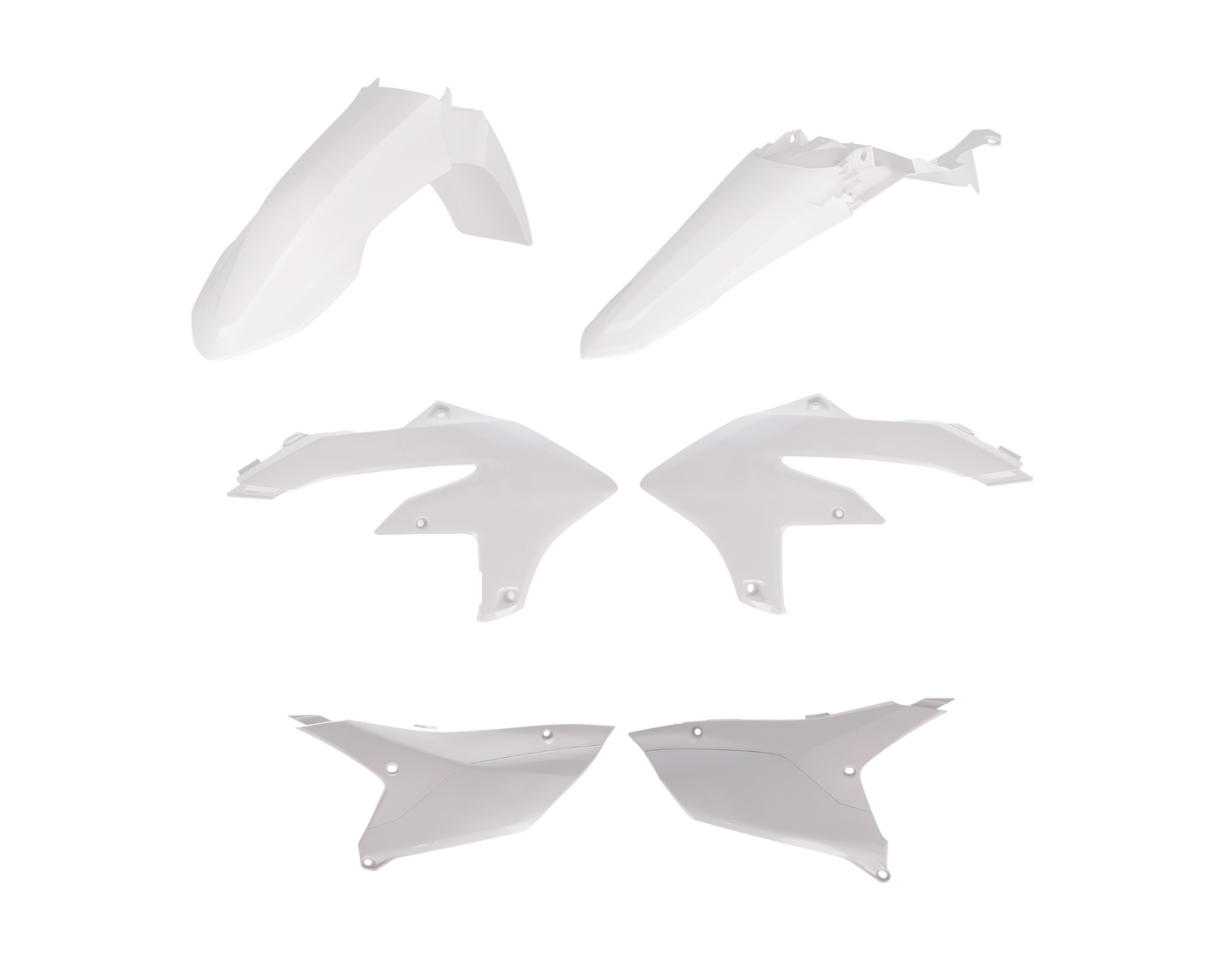 ACERBIS YAMAHA YZ250F 24-25 YZ250FX 2025 YZ450F/YZ450FX 23-25 WHITE PLASTICS KIT
