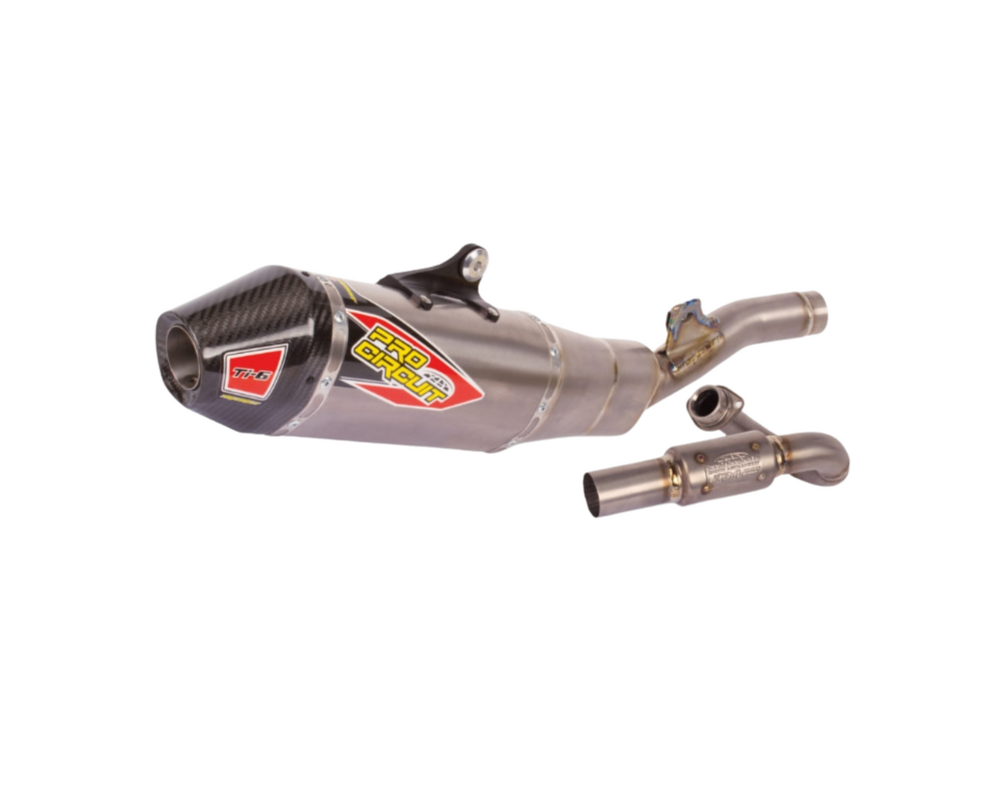 PRO CIRCUIT KAWASAKI KX250F/KX250X 2025 Ti-6 TITANIUM FULL SYSTEM WITH CARBON END CAP