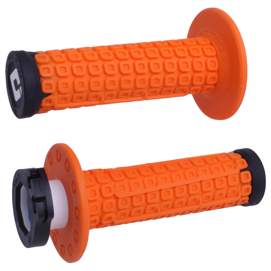 ODI NOMAD V2 LOCK ON GRIPS 2T / 4T ORANGE/BLACK
