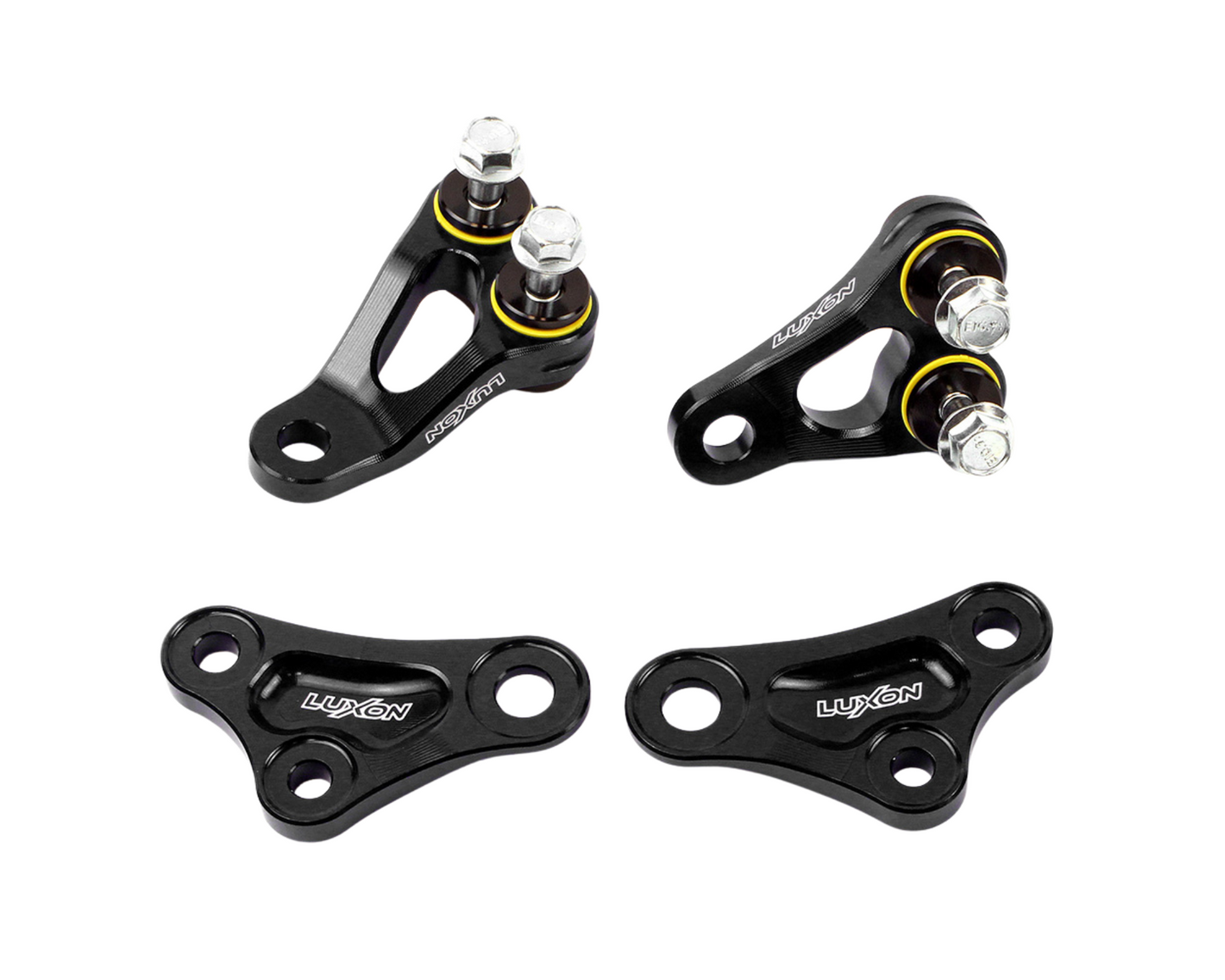 LUXON YAMAHA YZ250F 24-26 YZ250FX 25-26 RUBBER ISOLATED BLACK ENGINE MOUNTS