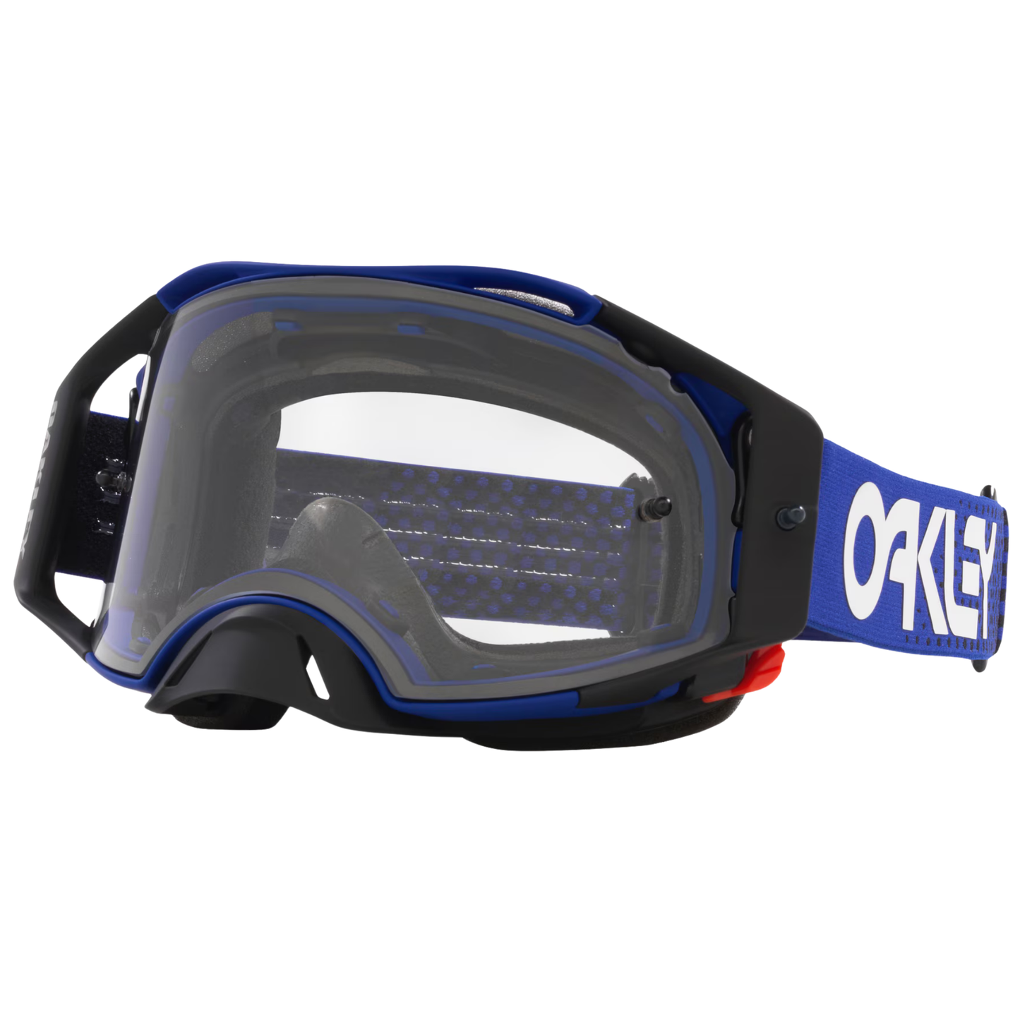 OAKLEY AIRBRAKE MX BLUE CLEAR GOGGLES