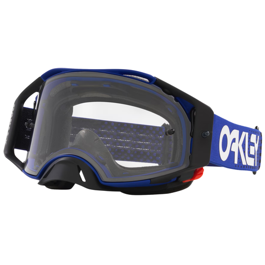OAKLEY AIRBRAKE MX BLUE CLEAR GOGGLES