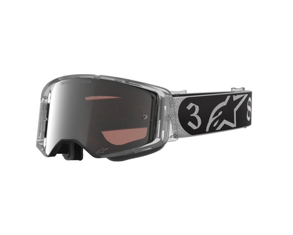 ALPINESTARS LE DNGR38 HAIDEN DEEGAN SUPERTECH VISION SILVER/BLACK SILVER MIRROR GOGGLES
