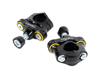 LUXON 4-POST RUBBER ISOLATED 1 1/8" BAR MOUNTS KAWASAKI KX250F/KX450F 13-25 CONE INTERFACE