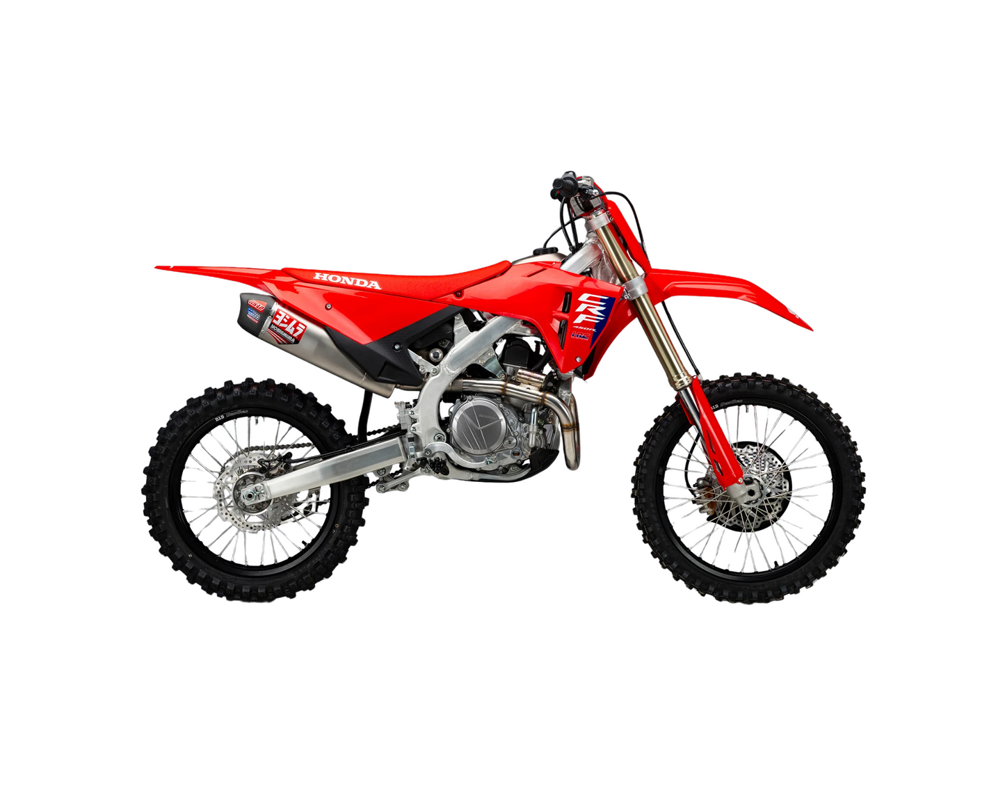 YOSHIMURA HONDA CRF450R/CRF450RX 25-26 RS-12 STAINLESS FULL SYSTEM WITH CARBON END CAP