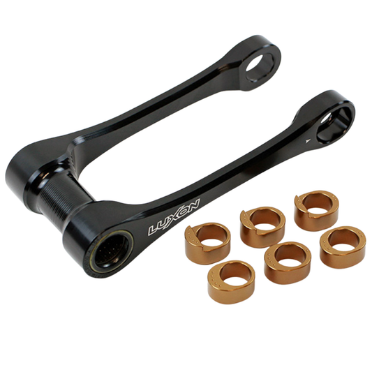 LUXON ADJUSTABLE LINK ARM WITH BEARINGS KTM SX/F/XC/F 23-24 / HUSQVARNA FC/FX/TC/TX 23-24 / GASGAS EX/MC 2024